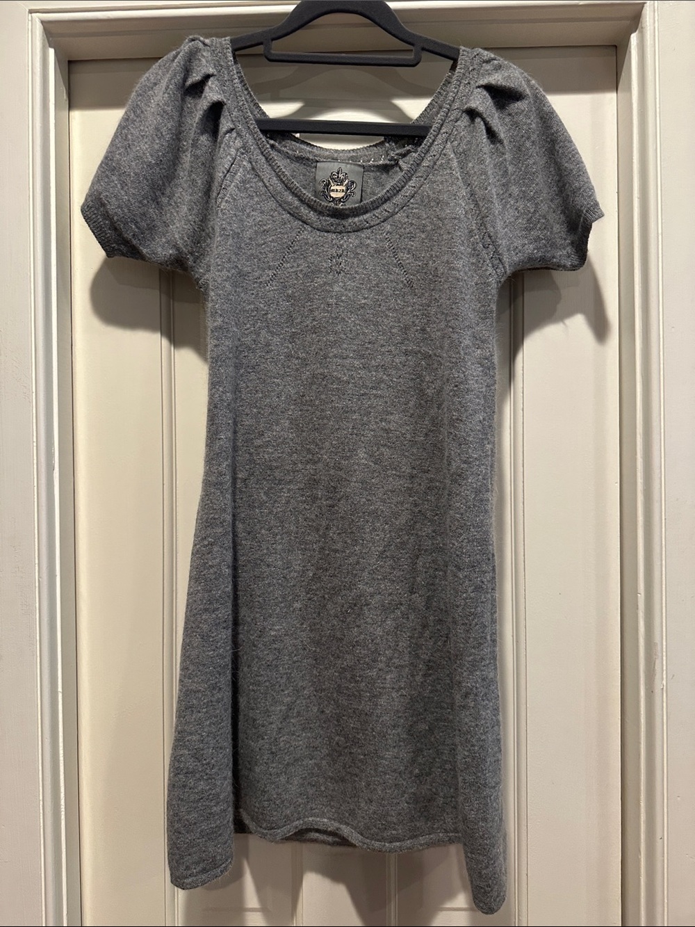 Women’s Gray Short Sleeve Knit Dress